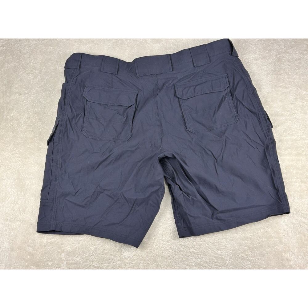 DULUTH FLEX DRY ON THE FLY Shorts Mens Size 46 Blue Nylon Spandex Cargo Hiking - Picture 2 of 7
